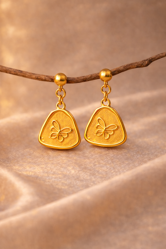Luméra Luxury Jewellery-Triangle Earrings