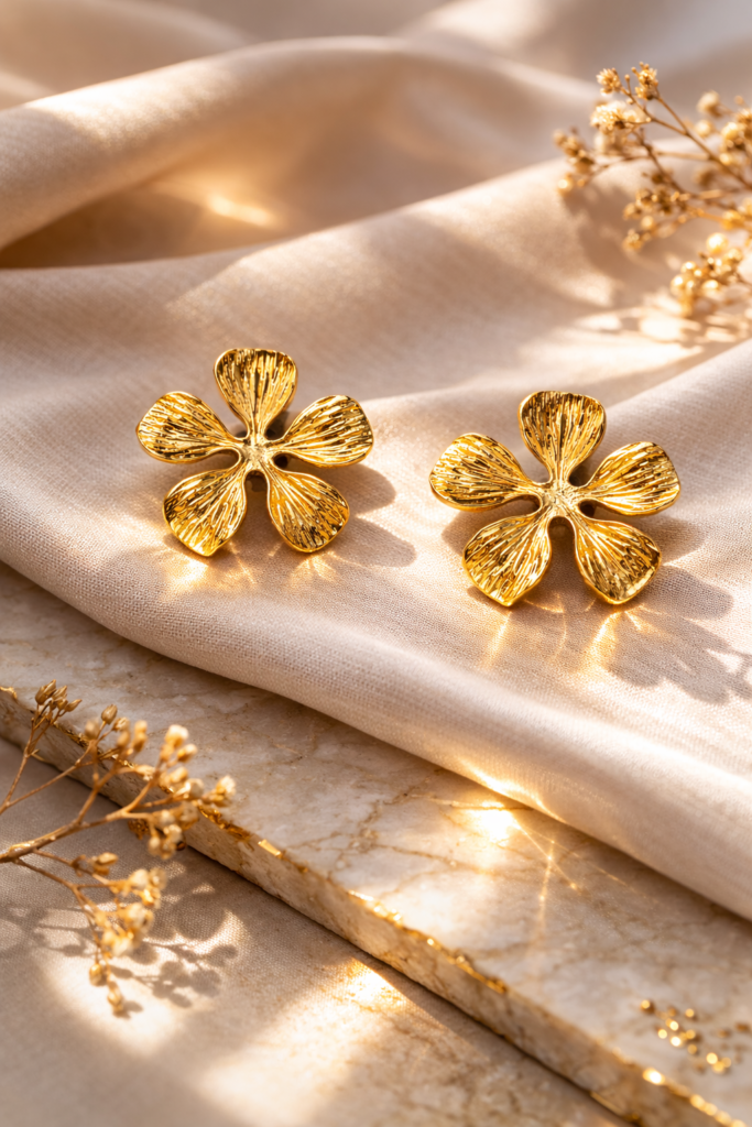 Luméra Big Flower Earings