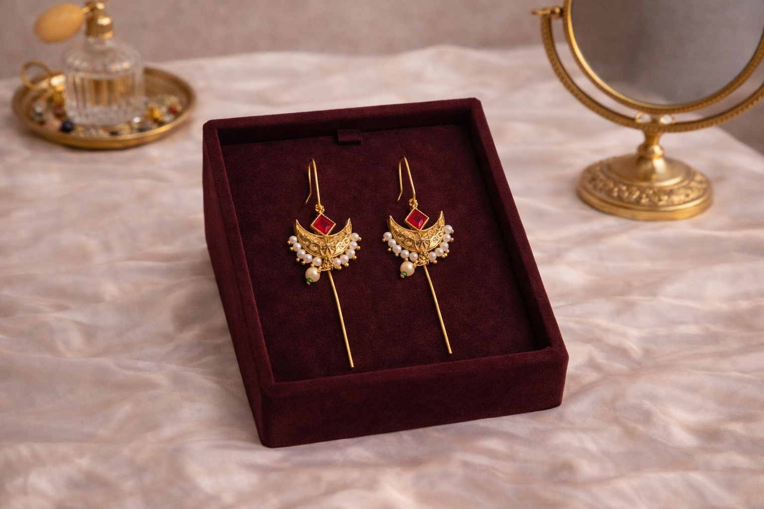 chandrakore needle earcuff chandrakore needle earcuff