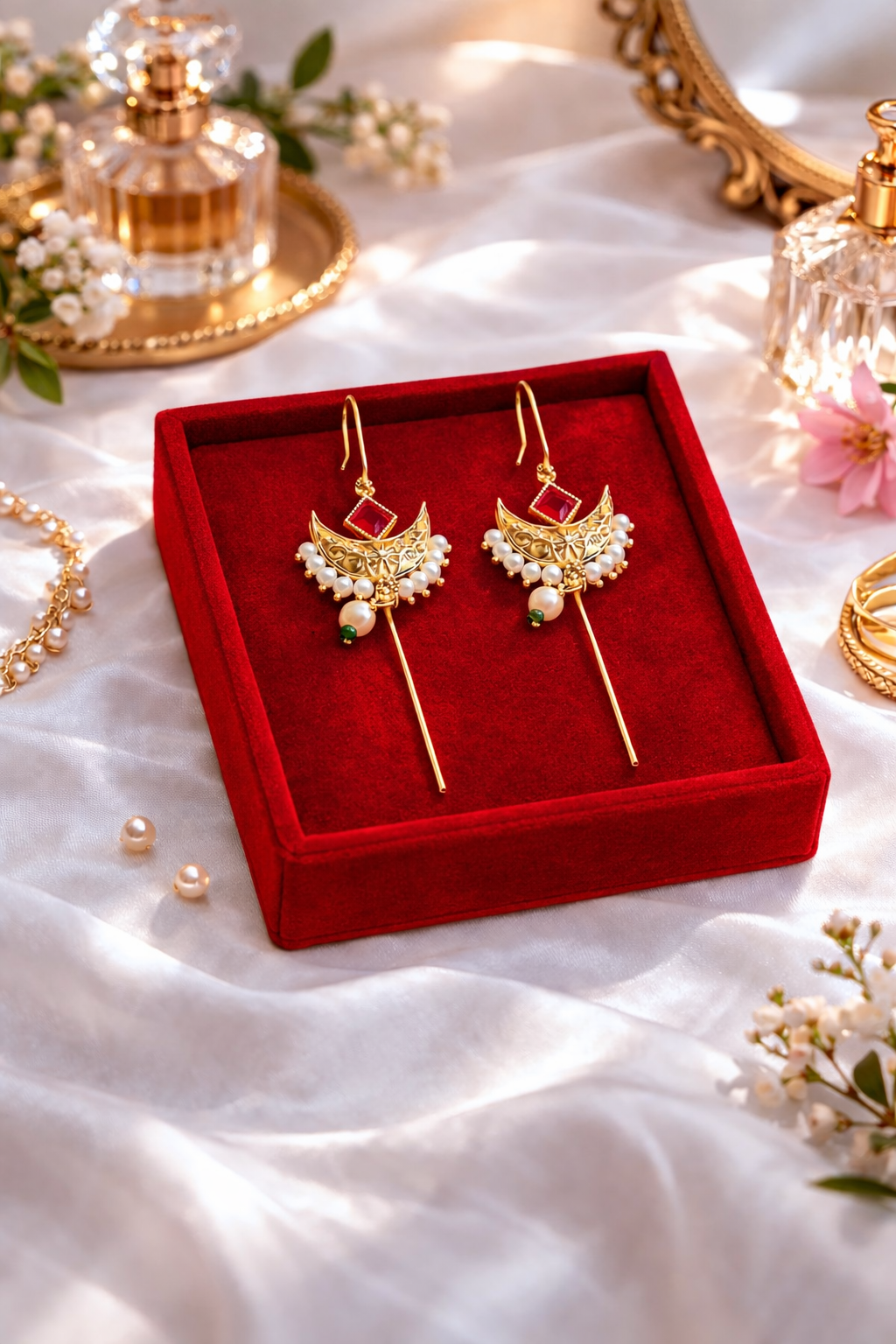 chandrakore needle earcuff chandrakore needle earcuff