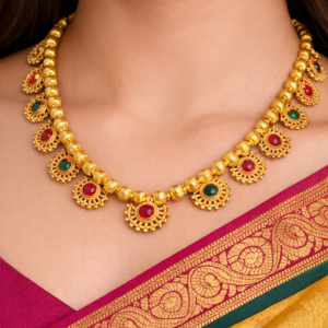Single Line Multicolor Ekdani Set Traditional Jewellery | Lumera