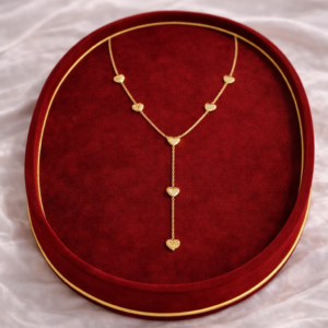 Small heart diamond single chain Lumera