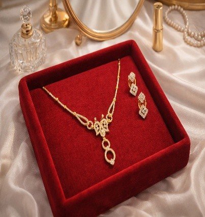 Golden Diamond Koyari Set | Lumera golden diamond koyari set